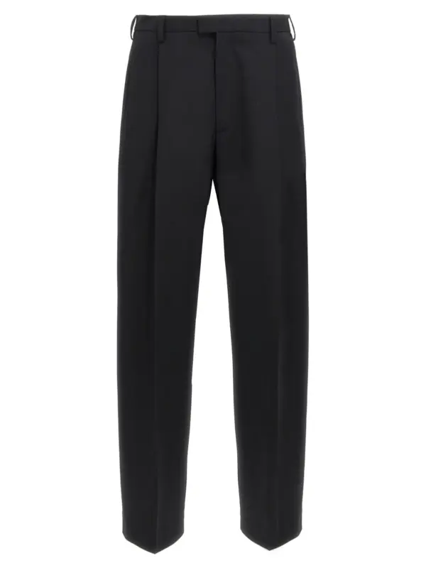 Wool pants MARNI Black
