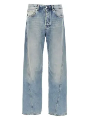 'Twisted hem' jeans LANVIN Light Blue