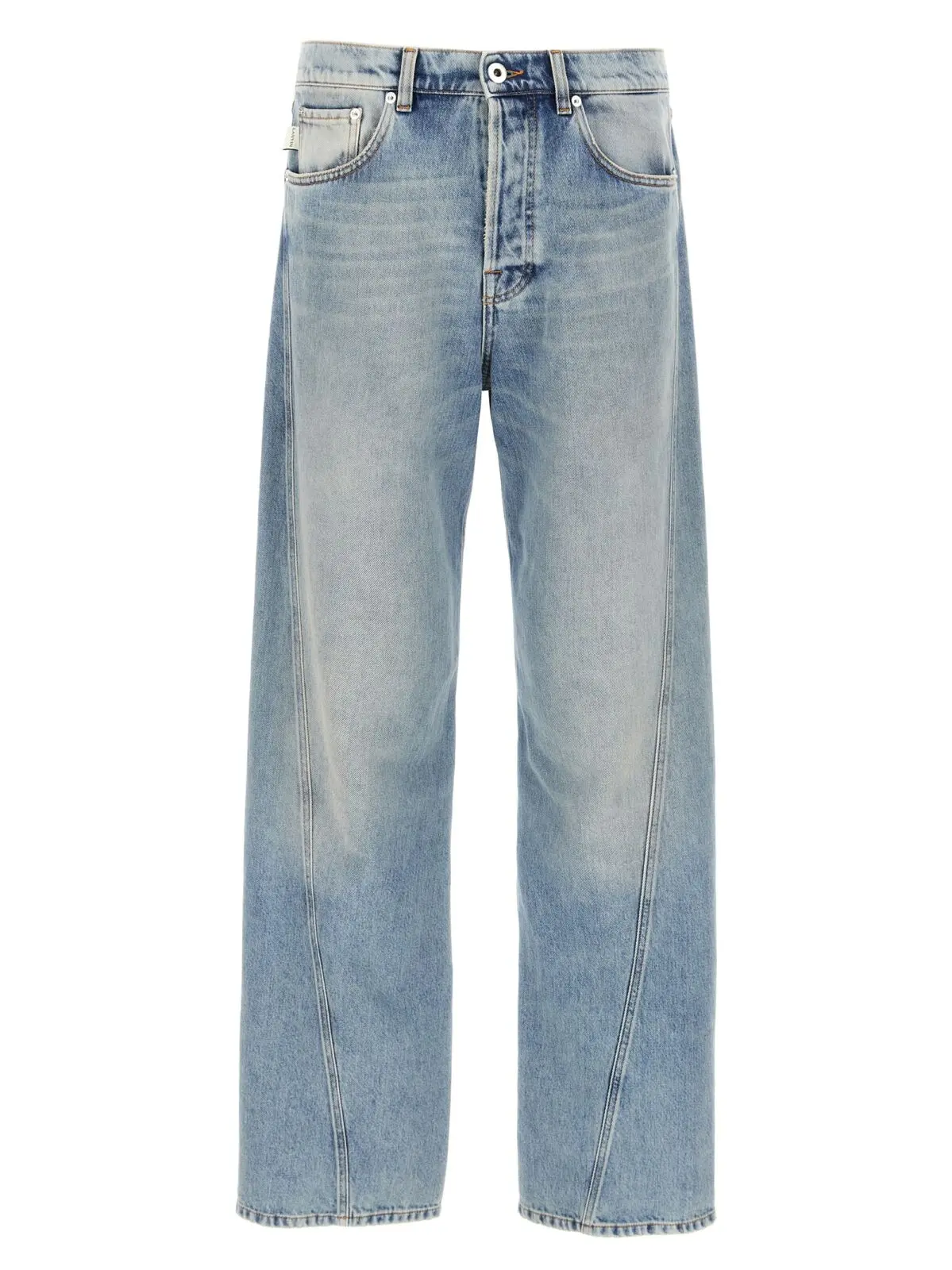 Джинси Lanvin Twisted hem Блакитні 1 'Twisted hem' jeans LANVIN Light Blue