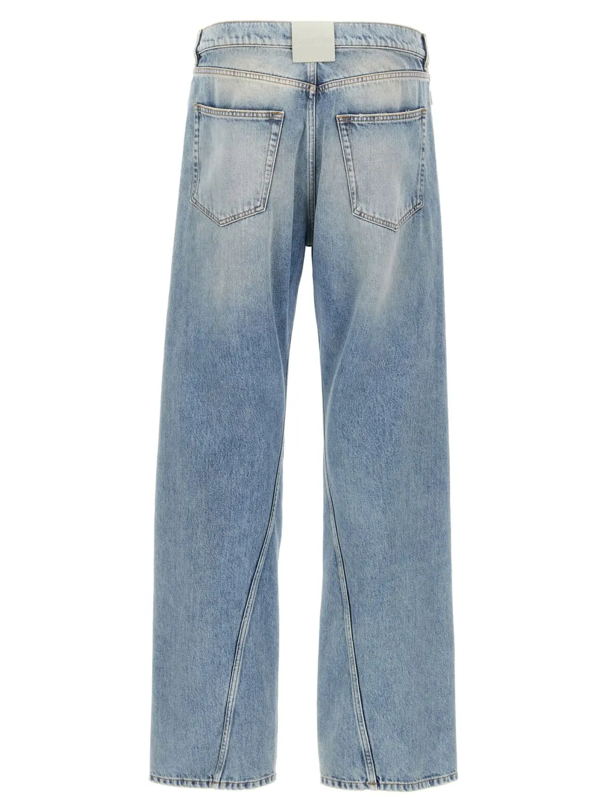 Джинси Lanvin Twisted hem Блакитні 2 'Twisted hem' jeans RMTR0051D087P2522 LANVIN Light Blue