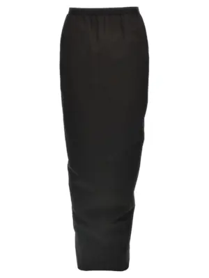 'Pillar long' skirt RICK OWENS Black