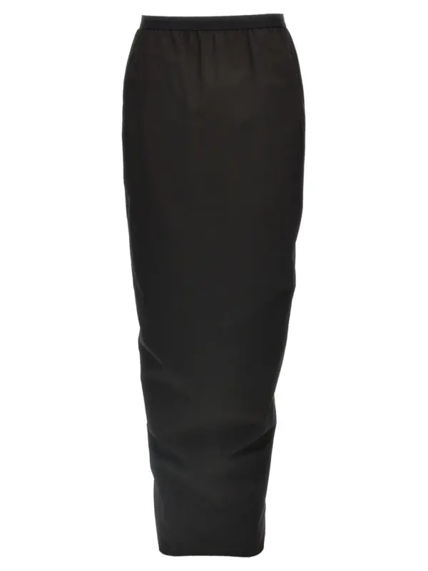 'Pillar long' skirt RICK OWENS Black