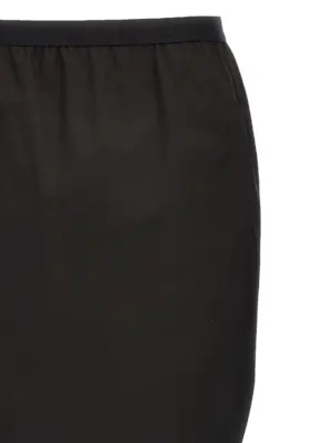 'Pillar long' skirt Woman RICK OWENS Black