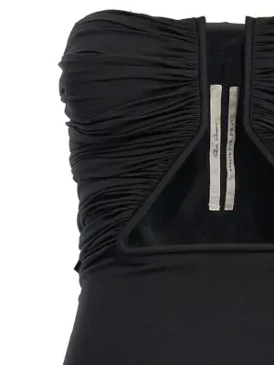 'Prong' mini dress Woman RICK OWENS Black