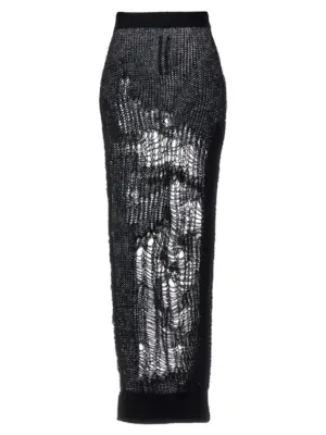 'Spider Ziggy' skirt RICK OWENS Black