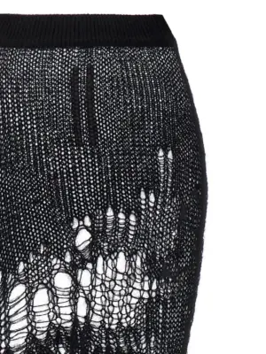 'Spider Ziggy' skirt RP01E7605KNETMH09 RICK OWENS Black