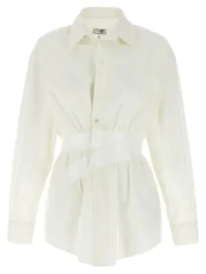Taped shirt MM6 MAISON MARGIELA White