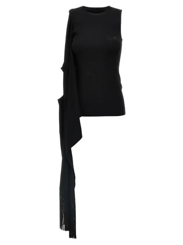 Draped top MM6 MAISON MARGIELA Black