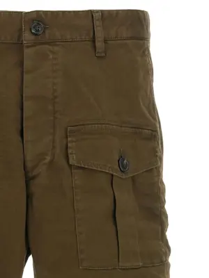 'Sexy Cargo' bermuda shorts Man DSQUARED2 Green
