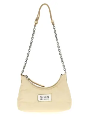 'Glam Slam hobo micro' shoulder bag MAISON MARGIELA White