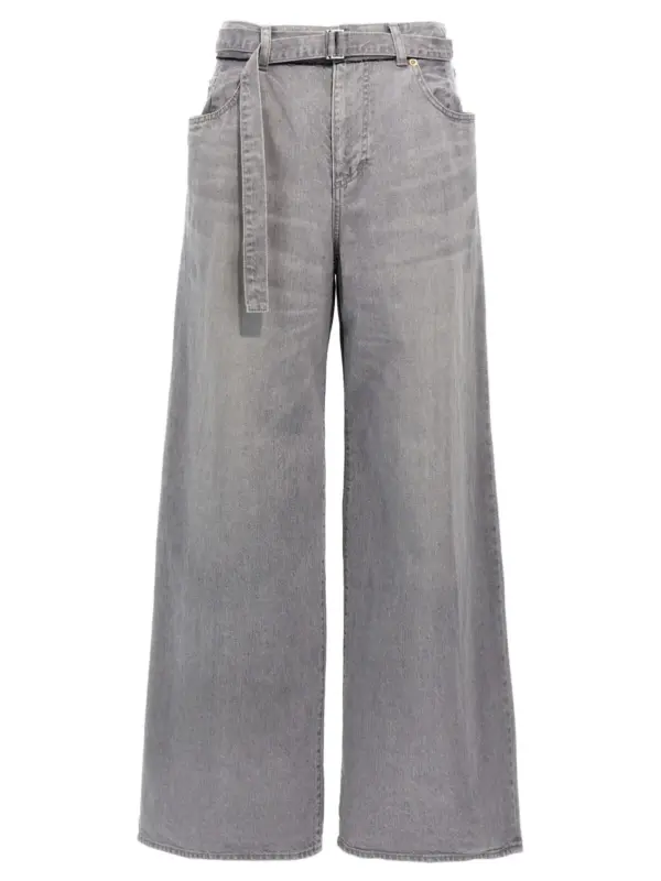 'Wide' jeans SACAI Gray