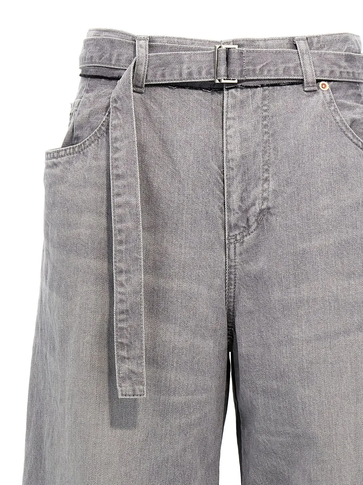 Джинси Sacai Wide Сірі 3 'Wide' jeans Woman SACAI Gray