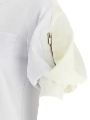 Balloon T-shirt 100% cotton SACAI White