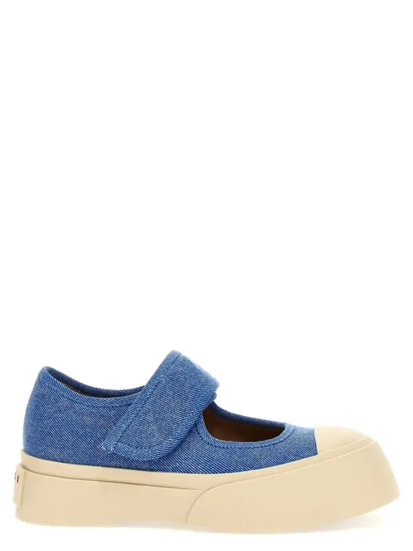 'Mary Jane' sneakers MARNI Light Blue