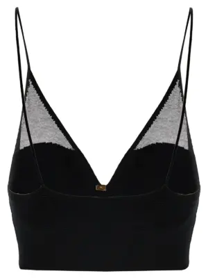 Transparent top TK25Q51E2110 ELISABETTA FRANCHI Black