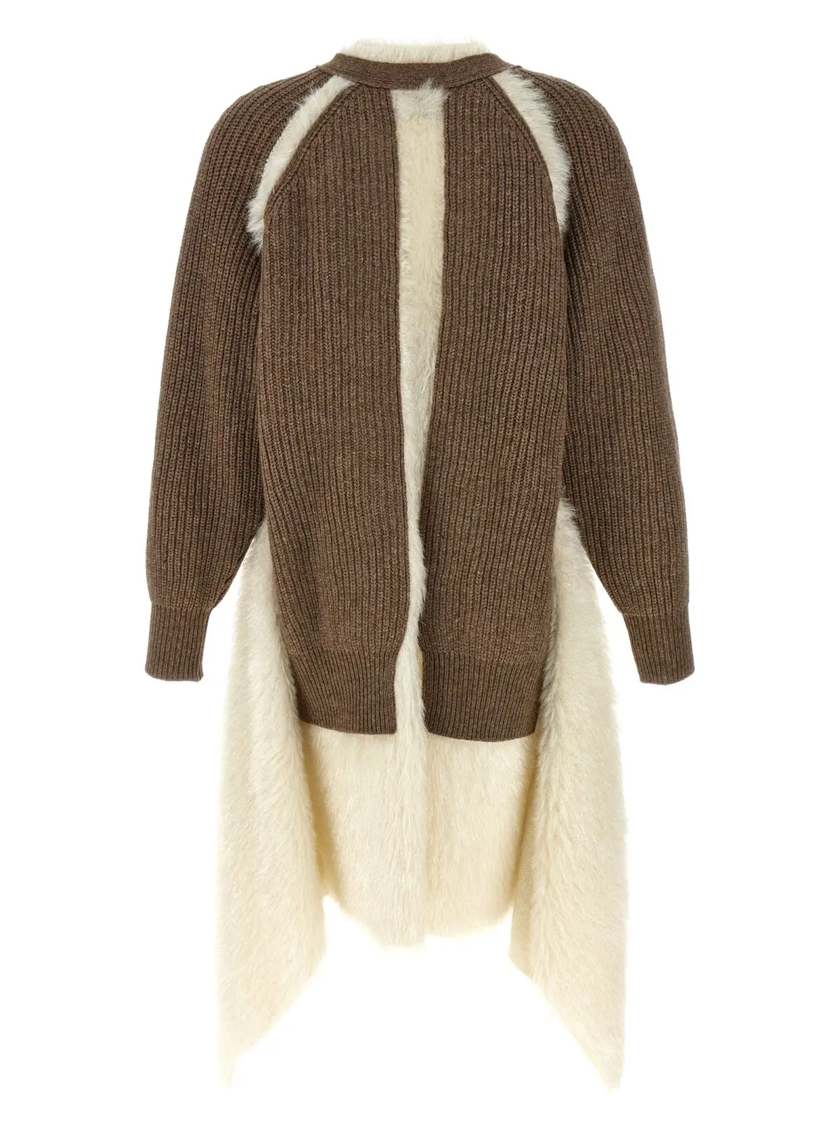 Кардиган Undercover Two-material Коричневий 2 Two-material cardigan UC2D1903GRAYBROWN UNDERCOVER Brown