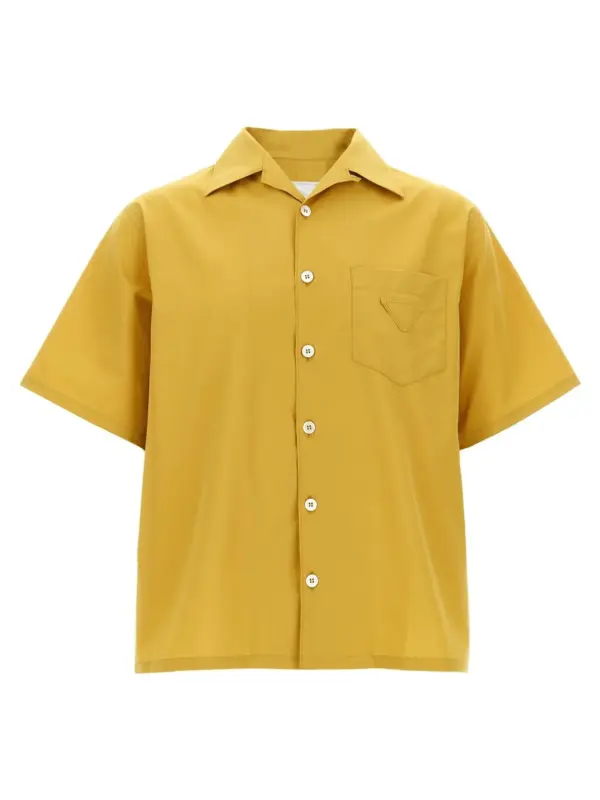 Logo shirt PRADA Yellow