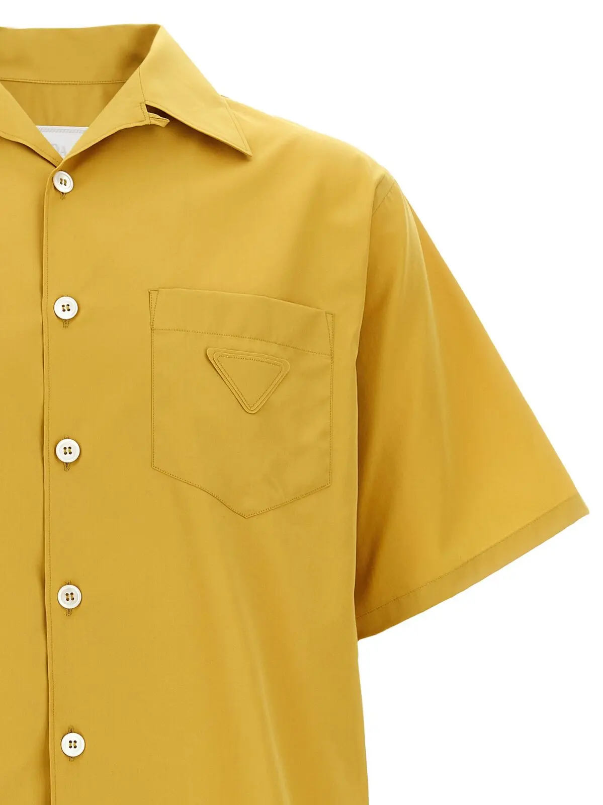Сорочка Prada Logo Жовта 3 Logo shirt Man PRADA Yellow