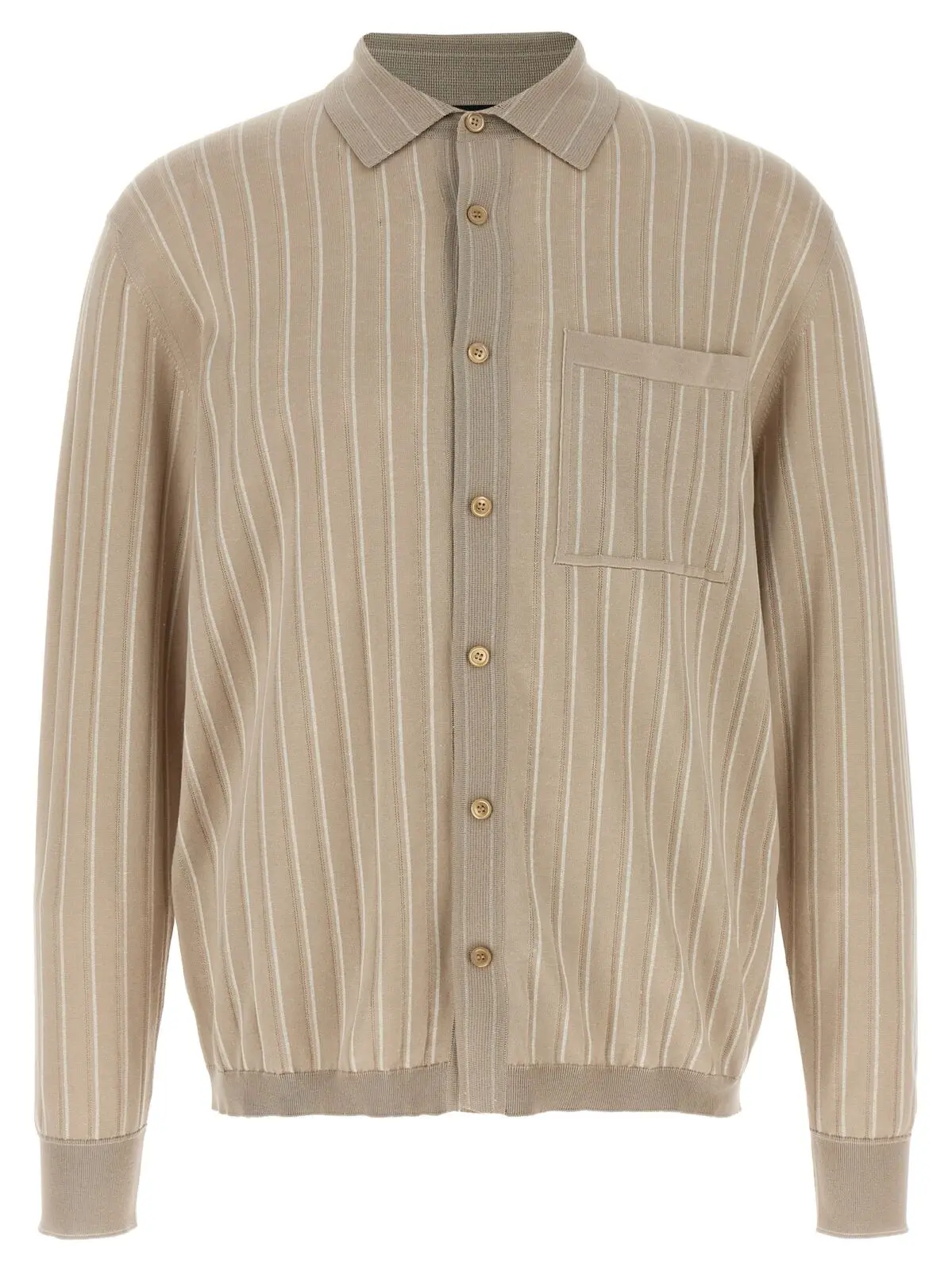 Сорочка Brioni Knitted Бежева 1 Knitted shirt BRIONI Beige