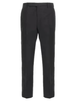 Cotton trousers tec PRADA Black