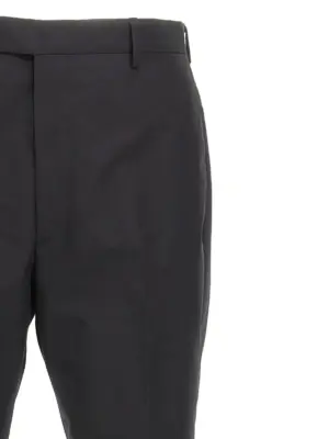 Cotton trousers tec Man PRADA Black