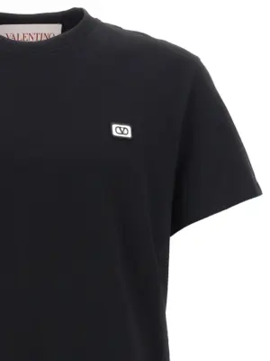 Valentino Garavani 'VLogo' T-shirt Man VALENTINO GARAVANI Black