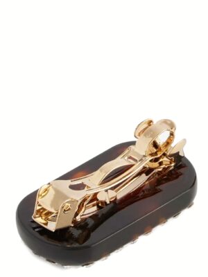 Valentino Garavani hair clip Woman VALENTINO GARAVANI Brown