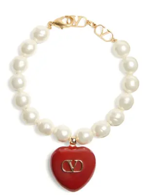 Valentino Garavani 'Coeur Royal' bracelet VALENTINO GARAVANI White