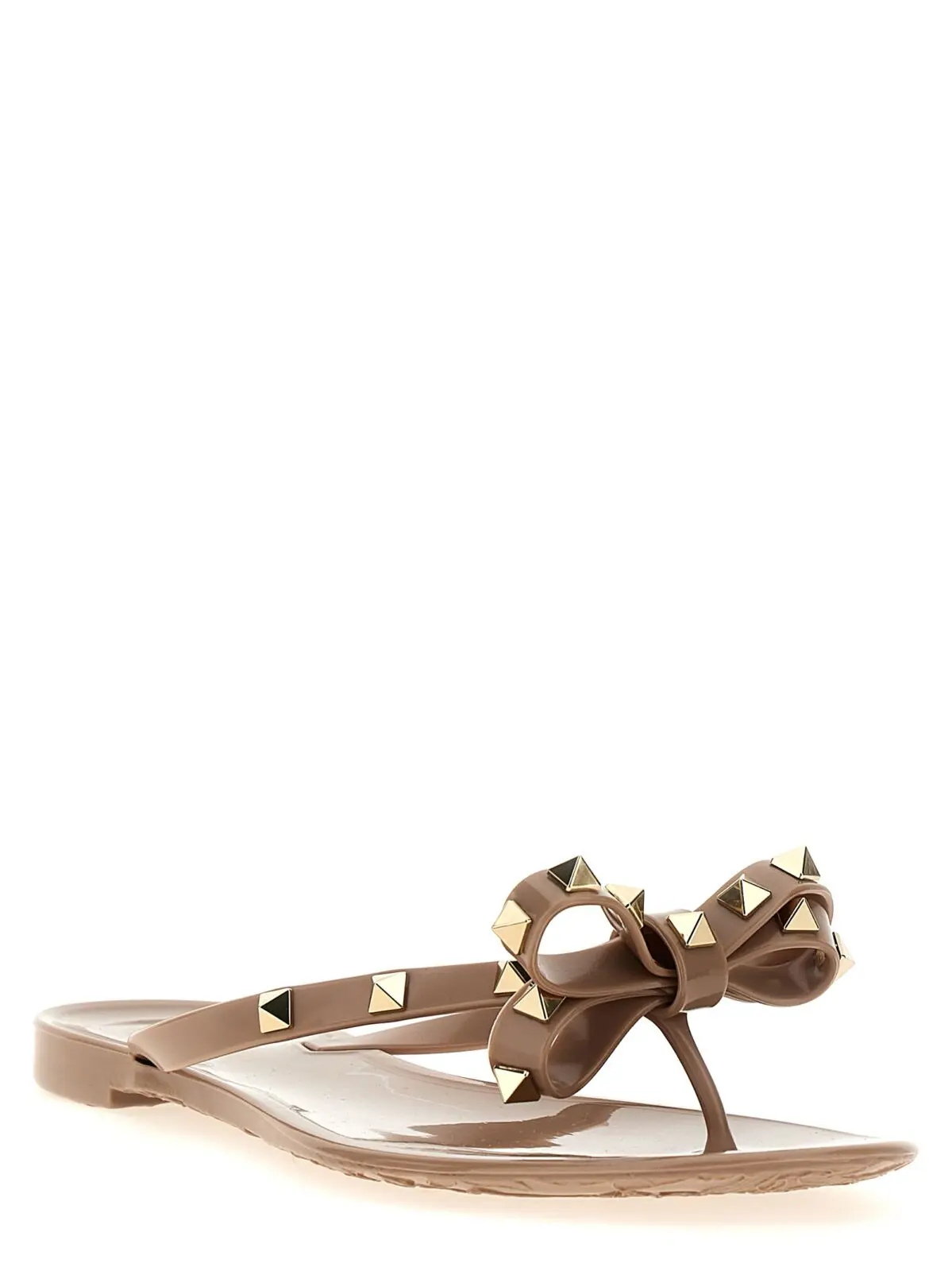 Сандалі Valentino Garavani Rockstud Рожеві 2 Valentino Garavani 'Rockstud' thong sandals W2S0552PVSP45 VALENTINO GARAVANI Pink
