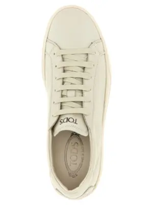'Allacciata Cassetta' sneakers 100% calfskin leather (Bos Taurus) TOD'S White
