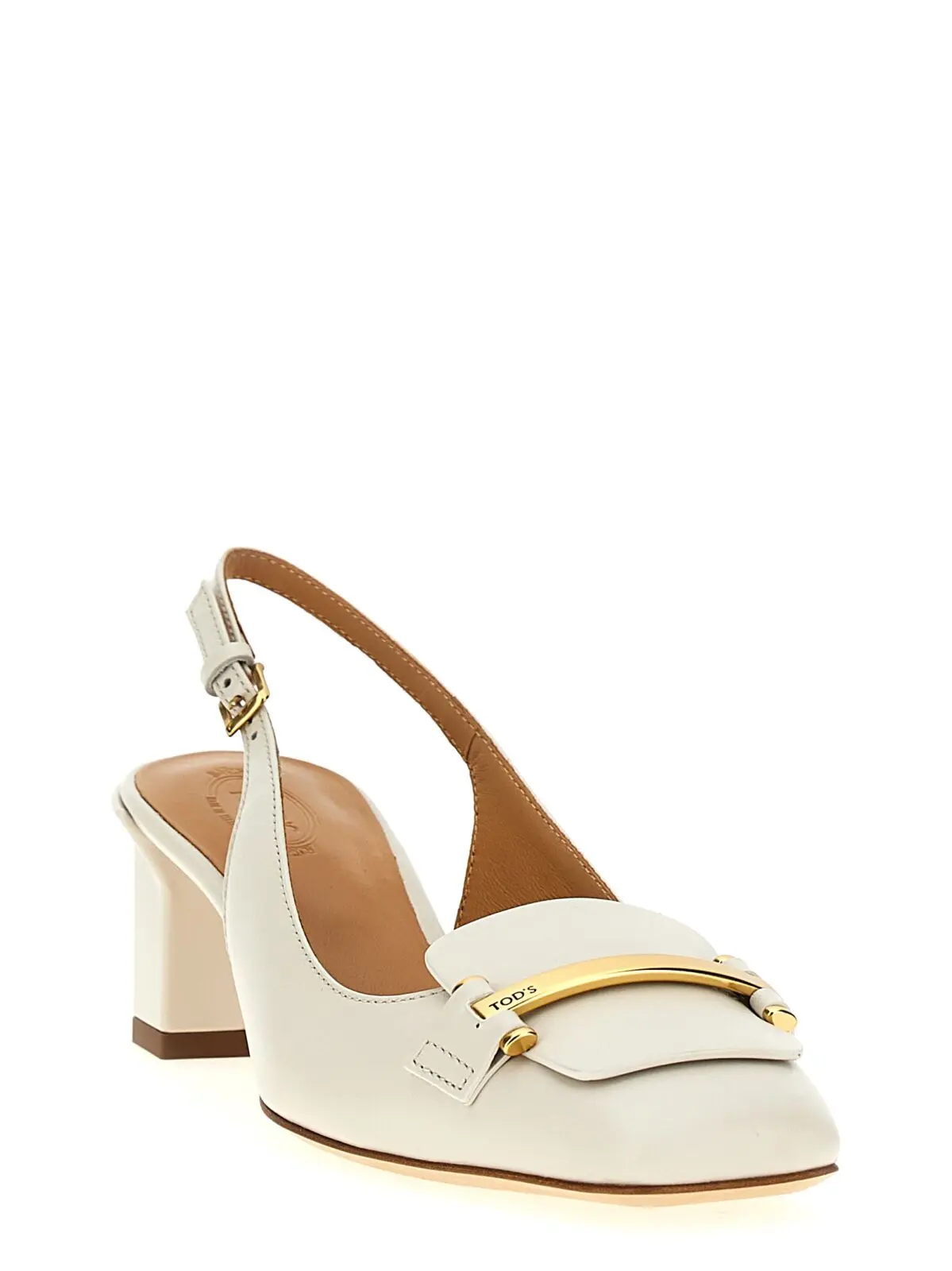 Туфлі Tod's Cuoio T slingback Білі 2 'Cuoio T' slingback XXW63L0JE10SMXB015 TOD'S White