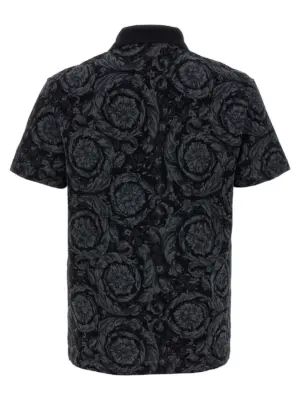 Baroque Polo Shirt 10139061A097961E510 VERSACE Multicolor