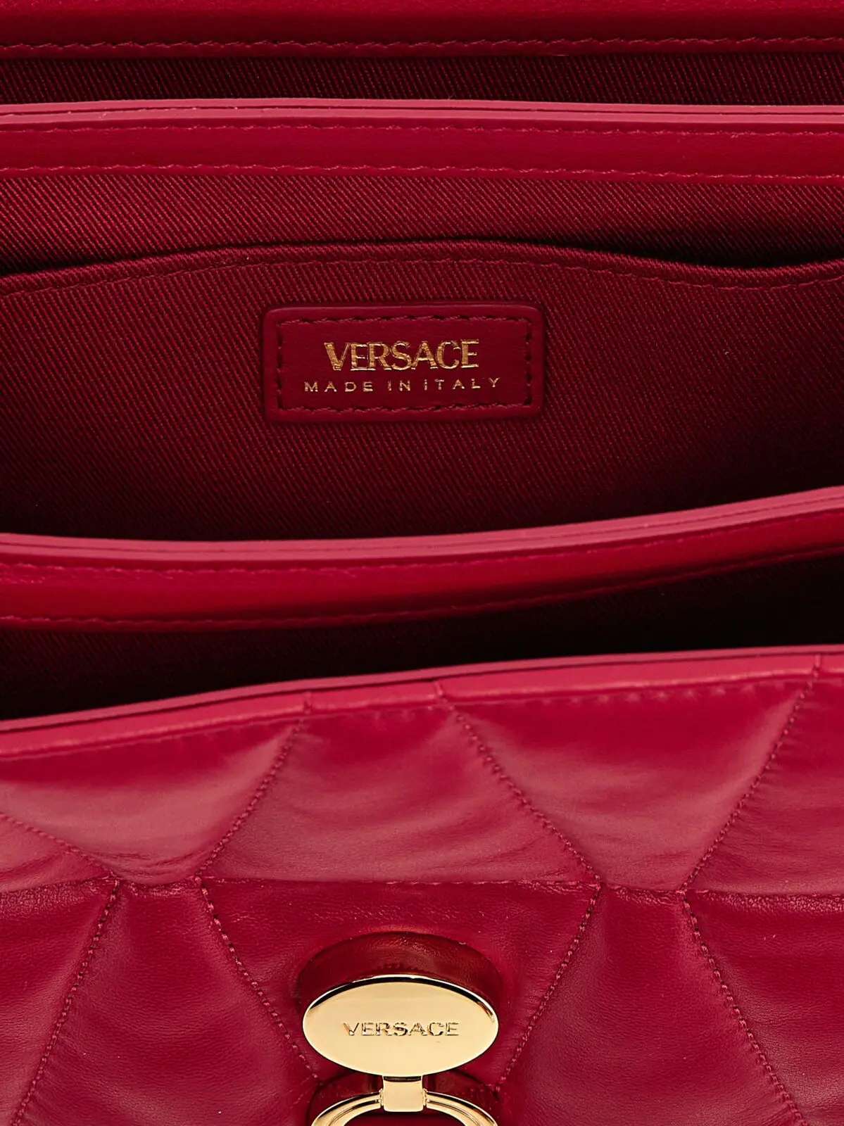 Сумка крос-боді Versace Kleio Червона 4 'Kleio' shoulder bag 100% lamb leather (Ovis aries) VERSACE Red