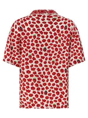 'Strawberry Garden' shirt 10189281A136405W690 VERSACE Multicolor