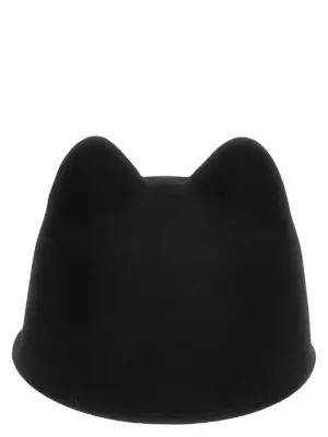 'Jamie' hat Woman MAISON MICHEL Black