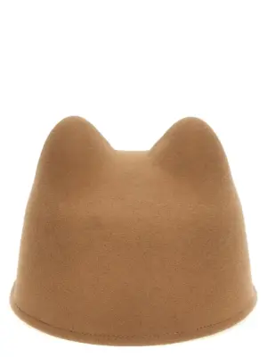 'Jamie' hat Woman MAISON MICHEL Brown