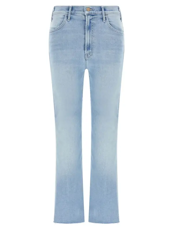 'The Hustler Ankle Fray' jeans MOTHER Light Blue