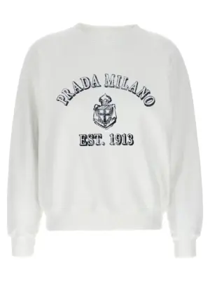 Print sweatshirt PRADA White