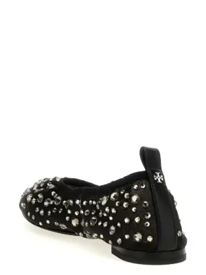 'Crystal' ballet flats Woman TORY BURCH Black