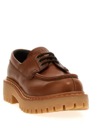 Vintage lace-up shoes 1E802NFG045070F0046 PRADA Brown