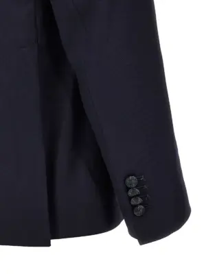 'Montecarlo' blazer 99% virgin wool 1% elastane TAGLIATORE Blue