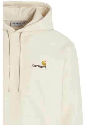 'American Script' hoodie Man CARHARTT WIP Beige