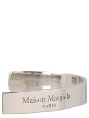 Logo bracelet Woman MAISON MARGIELA Silver