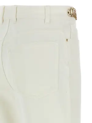 '1969' jeans 100% cotton PACO RABANNE White