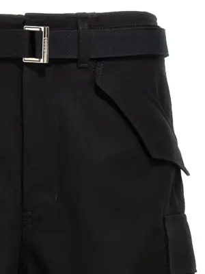 Cargo bermuda shorts Man SACAI Black