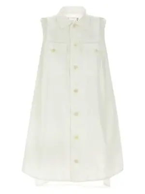 Mini chemisier dress SACAI White