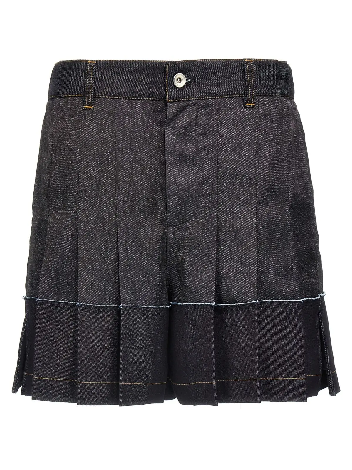 Шорти Sacai Flounced Сині 1 Flounced shorts SACAI Blue