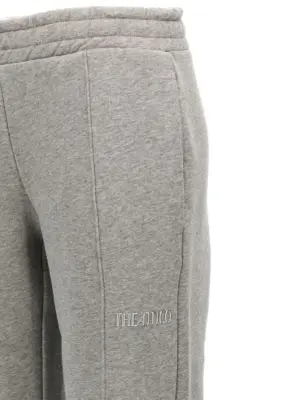 Logo joggers Woman THE ATTICO Gray
