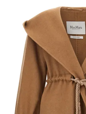 'Natalin' coat Woman MAX MARA Brown