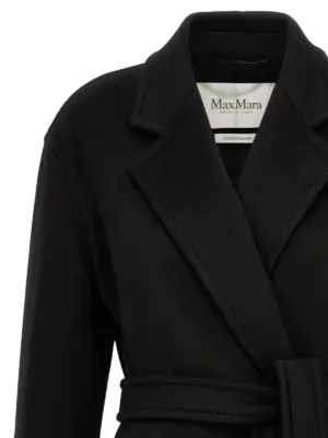 'Melinda' coat Woman MAX MARA Black